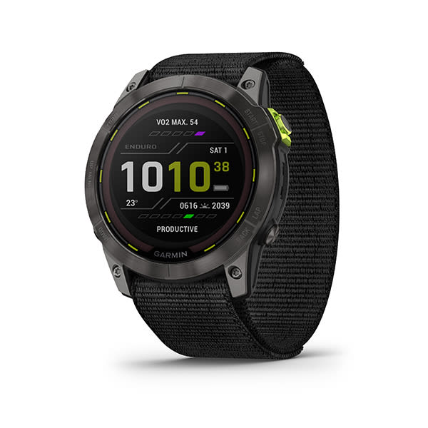 Garmin Enduro 2 Sapphire Carbon Gray Dlc Ti W/Blk Ultrafit Band Emea - AMIT  Retail